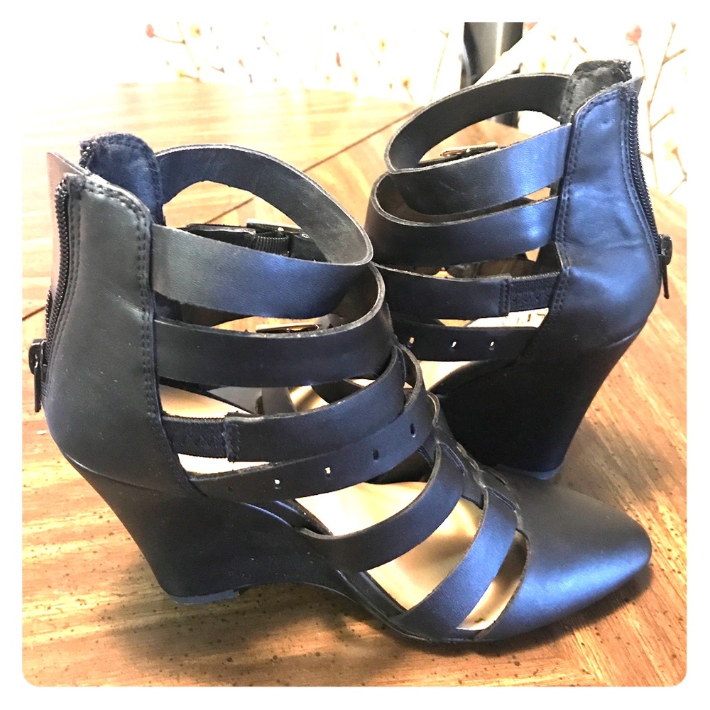 JustFab wedges/booties